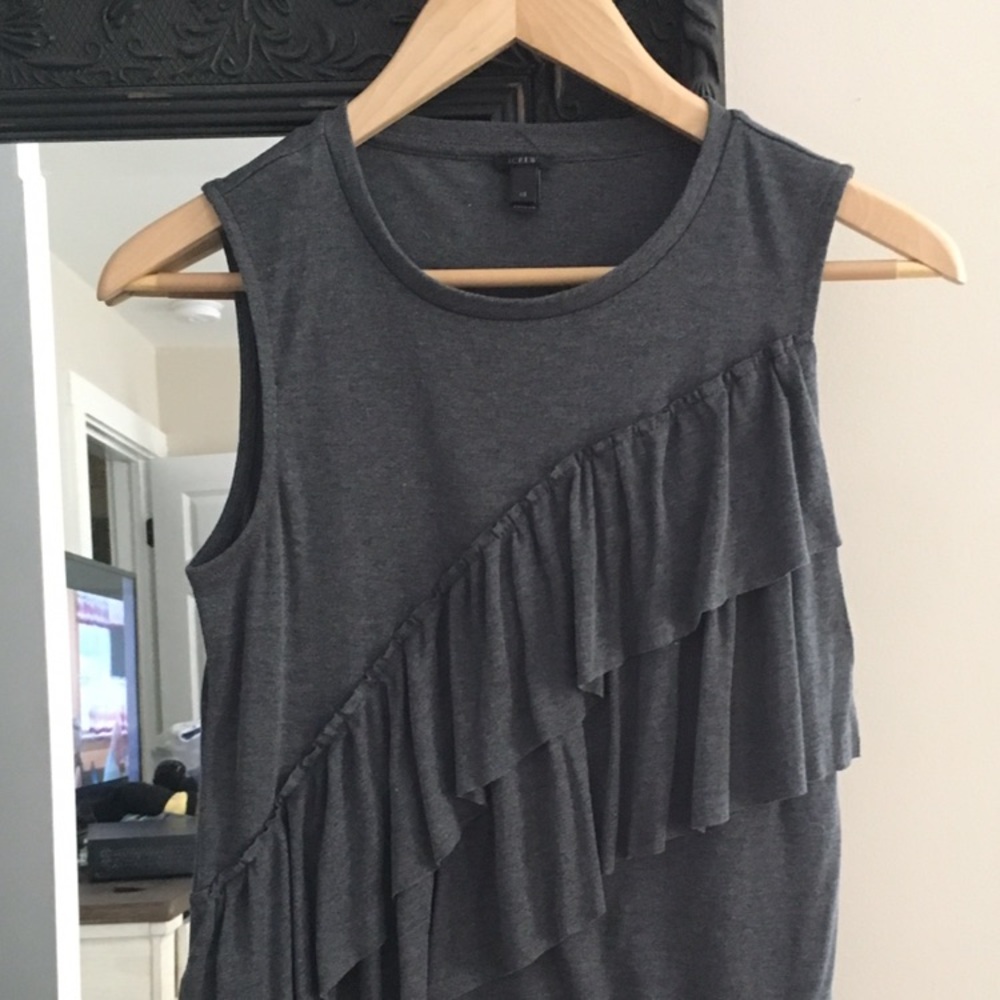 JCrew Ruffle Top